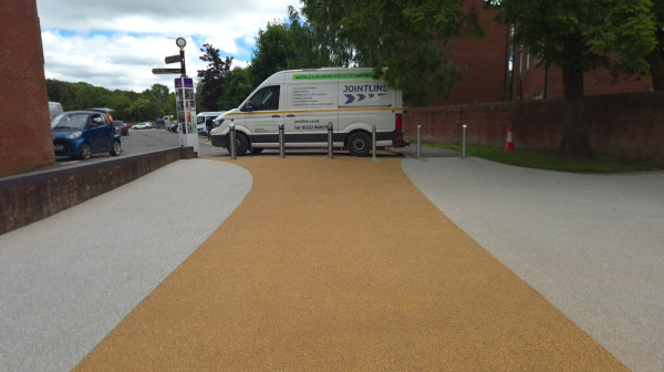 New surfacing and line marking at Ashbourne Market Place