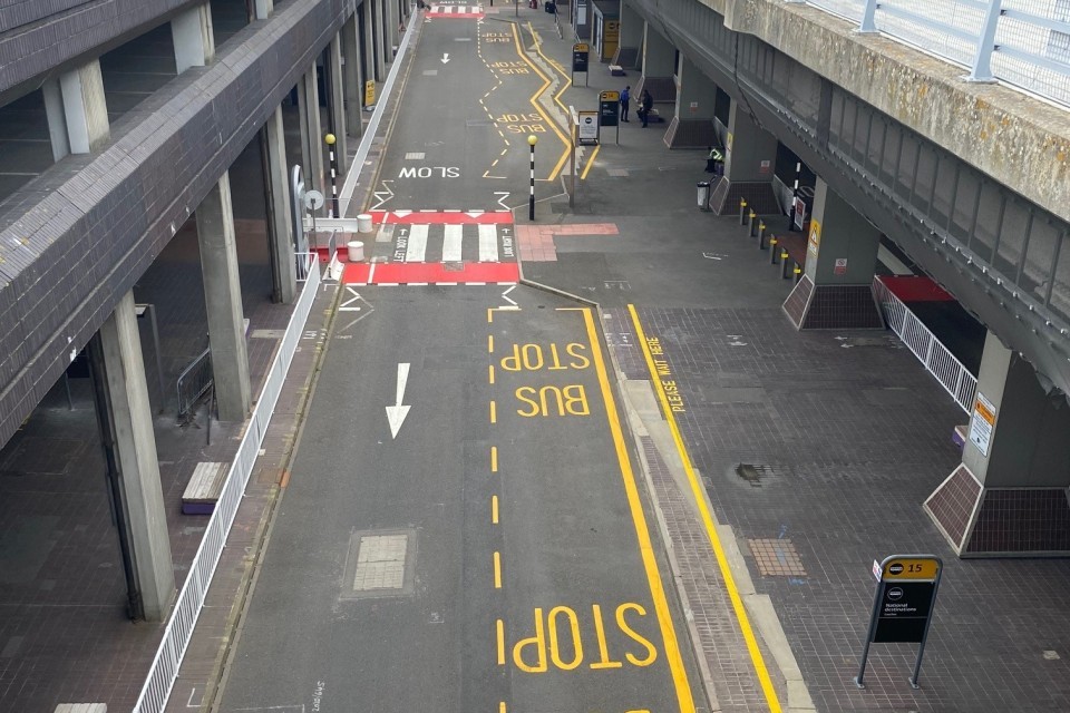 Thumbnail image for Line Marking Refresh at Heathrow T4